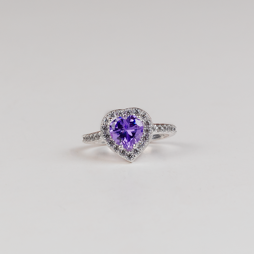 ✨Anillo Aurea morado Plata.925 ✨