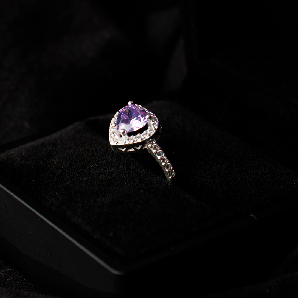 ✨Anillo Aurea Lila Plata.925 ✨