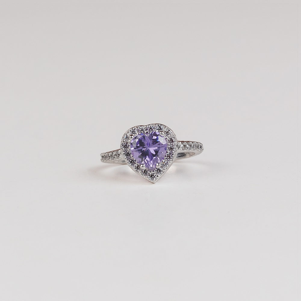 ✨Anillo Aurea Lila Plata.925 ✨