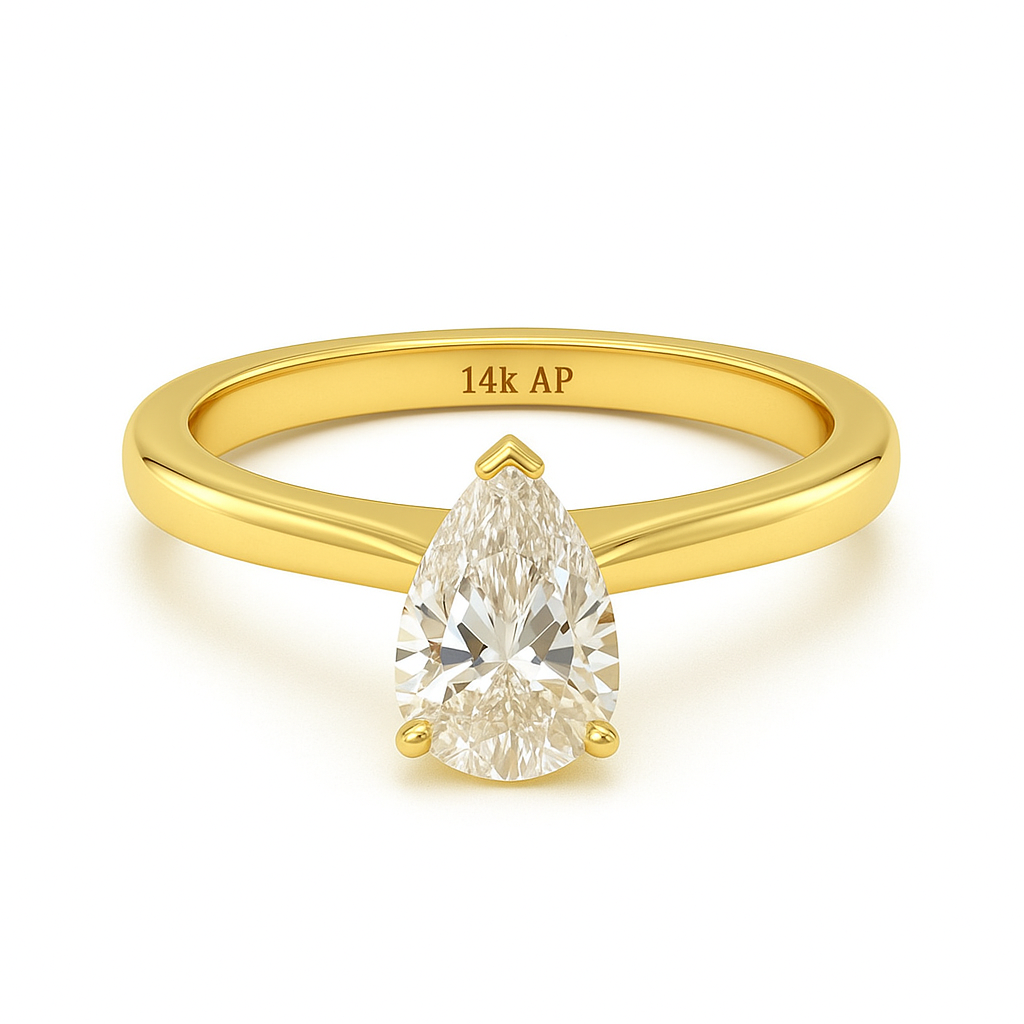 Anillo Melody Hecho de Oro 14k