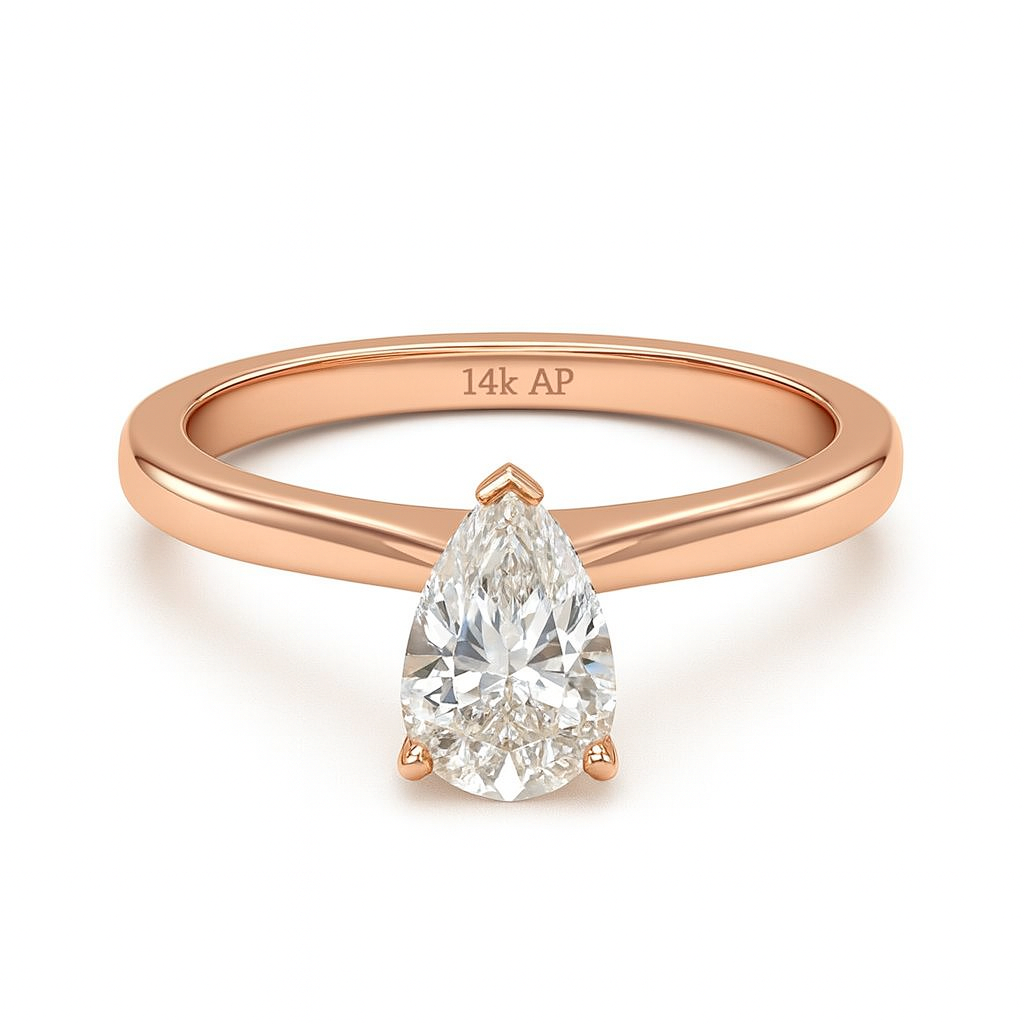 Anillo Melody Hecho de Oro 14k