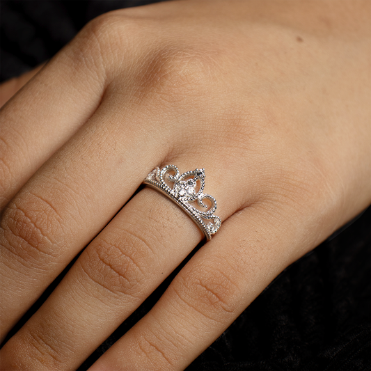 👑 Anillo Corona en Plata.925 👑