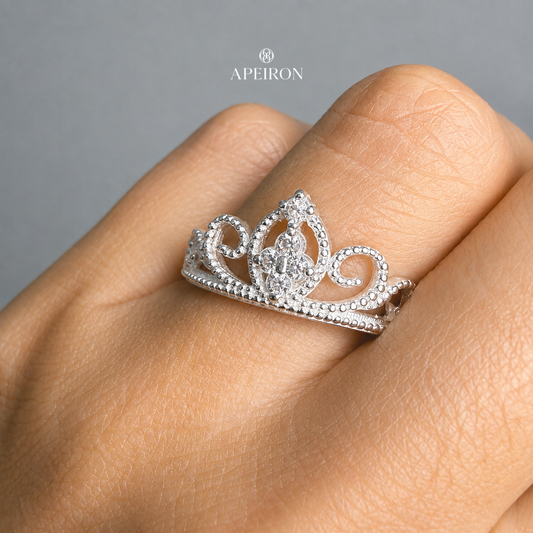 Anillo Corona en Plata.925